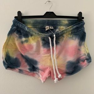 NWOT Tie dye lounge/beach shorts